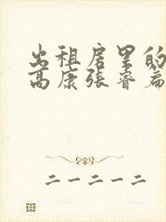 出租房里的交互高康张睿篇