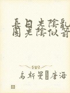 长日光阴乱作一团光阴似箭必读