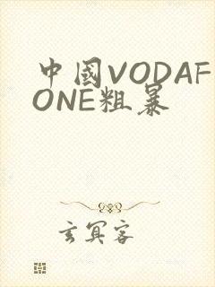 中国VODAFONE粗暴封面