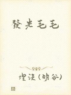 发光毛毛