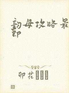 韵母攻略最新章节