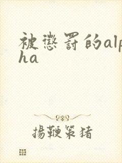 被惩罚的alpha