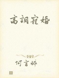 高调宠婚
