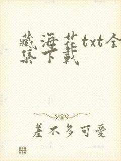 藏海花txt全集下载