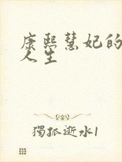 康熙慧妃的躺赢人生