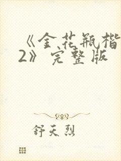 《金花瓶楷梅花2》完整版