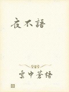 夜不语