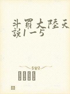 斗罗大陆天狂传说1一5