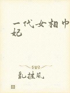 一代女相巾帼王妃封面