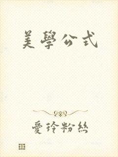 美学公式