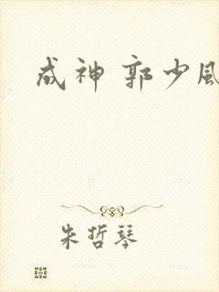 成神 郭少风封面