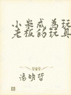 小米成为玩具店老板的玩具