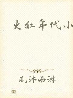 火红年代小说封面