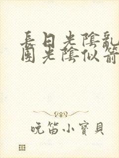 长日光阴乱作一团光阴似箭必读