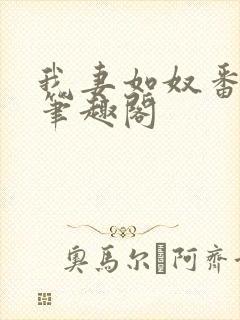 我妻如奴番外篇笔趣阁