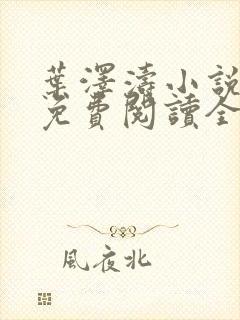 叶泽涛小说全文免费阅读全文