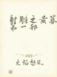 射雕之黄蓉新传第一部