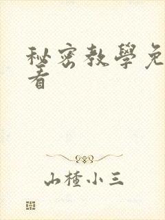 秘密教学免费观看