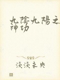 九阴九阳之阴阳神功