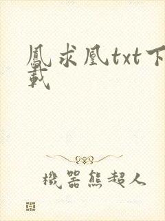 凤求凰txt下载