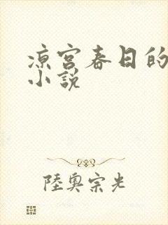 凉宫春日的忧郁小说