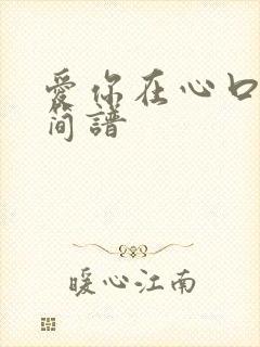 爱你在心口难开简谱