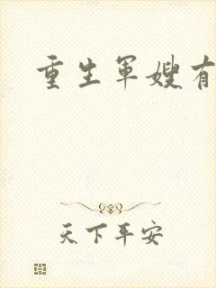 重生军嫂有空间