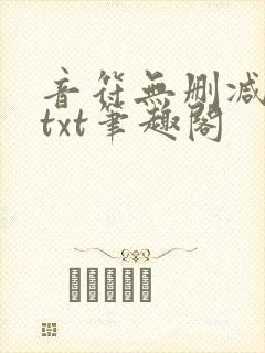 音符无删减全文txt笔趣阁