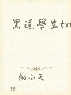 黑道学生txt