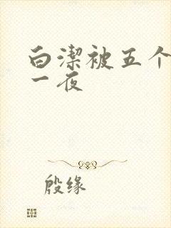 白洁被五个人玩一夜