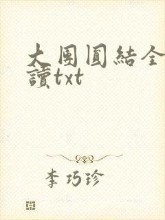 大团圆结全文阅读txt