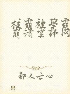 校霸被学霸玩到崩溃云译网