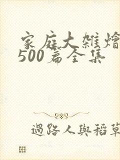 家庭大杂烩小说500篇全集