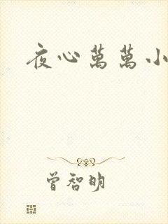 夜心万万小说