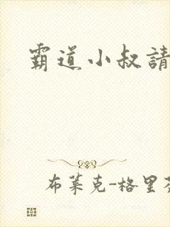 霸道小叔请轻撩