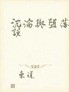 沉沦与堕落的小说