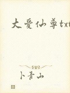 大爱仙尊txt