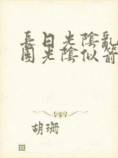 长日光阴乱作一团光阴似箭必读