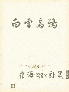 《白雪乌鸦》小说封面