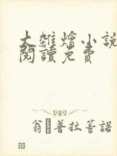 大杂烩小说全集阅读免费