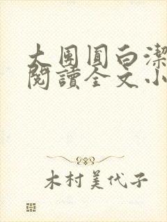 大团圆白洁免费阅读全文小说