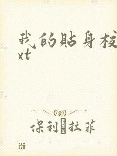 我的贴身校花txt