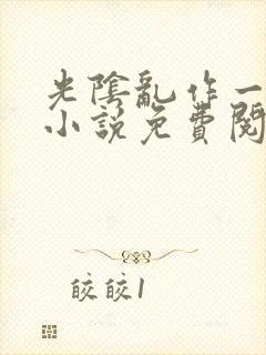 光阴乱作一团的小说免费阅读