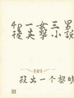 4p一女三男前后夹击小说