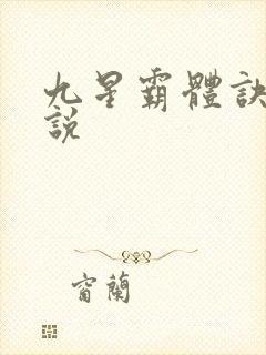 九星霸体诀 小说