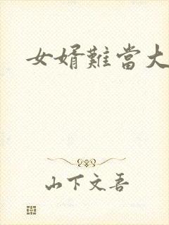 女婿难当大结局