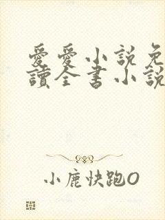 爱爱小说免费阅读全书小说乡村