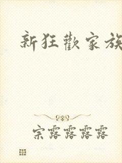 新狂欢家族小说