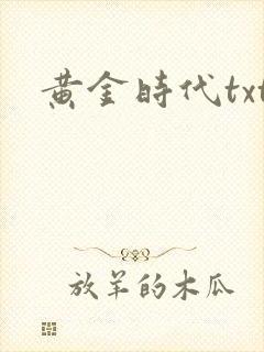 黄金时代txt