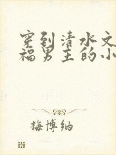 穿到清水文里造福男主的小说